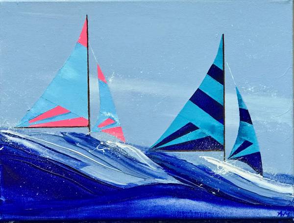 - Acrylic on Canvas, Painting by Annabel Menheneott, measuring 30 x 40 cm (H x W) framed at 35 x 45 cm £465